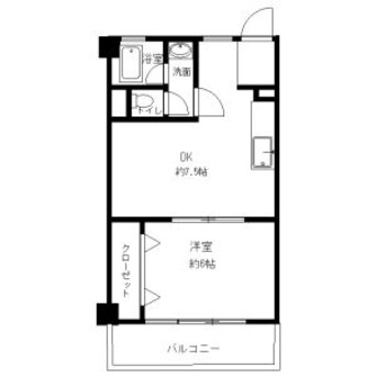 間取図 名古屋市営地下鉄東山線/本陣駅 徒歩1分 2階 築54年