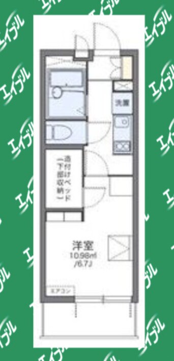 間取図 レオパレス新栄