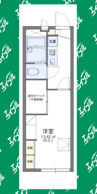 間取図 レオパレスＬｏｎｄｅｎ　Ｂ