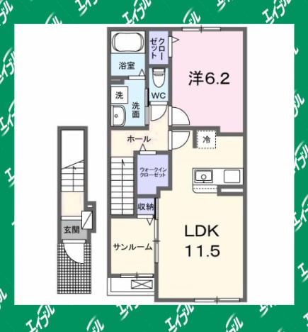 間取り図 シャンポール砂田