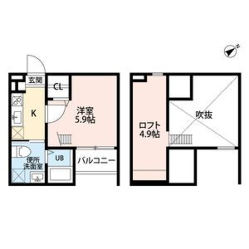 間取図 名古屋市営地下鉄桜通線/吹上駅 徒歩11分 2階 築8年