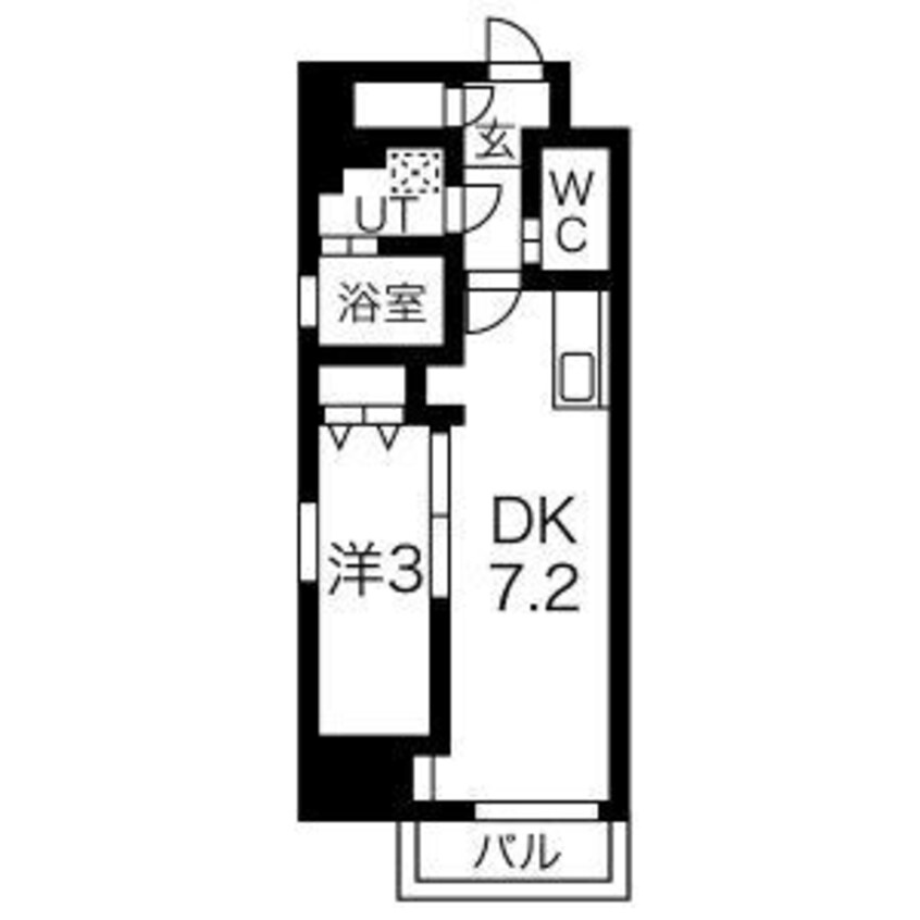 間取図 名鉄名古屋本線/栄生駅 徒歩3分 7階 築5年
