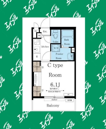 間取図 リブリ・砂田橋