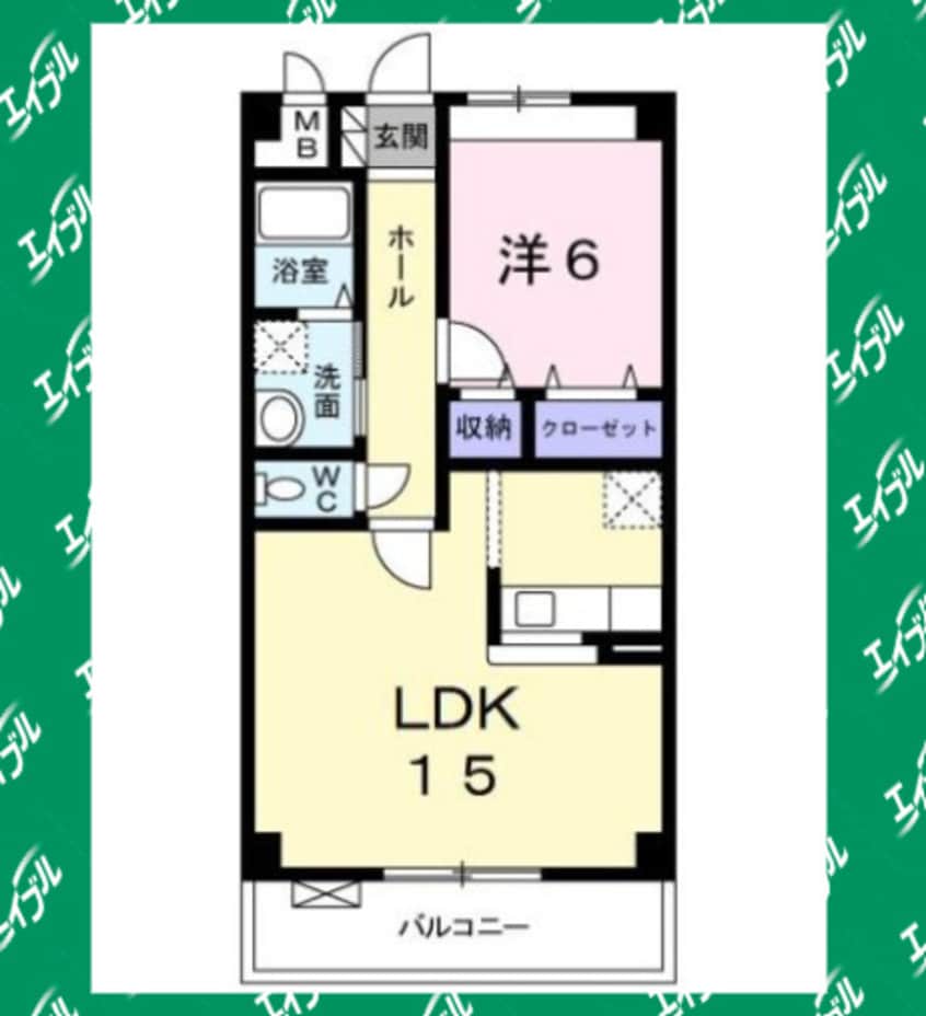 間取図 ヴェルセア