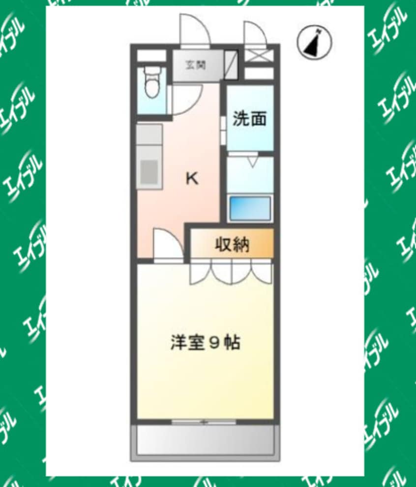 間取図 グローリエ・Ｎ