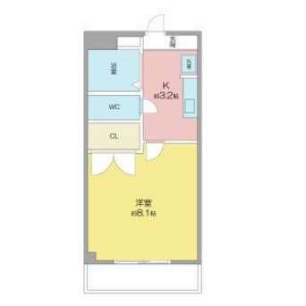 間取図 名古屋市営地下鉄東山線/今池駅 徒歩5分 5階 築27年