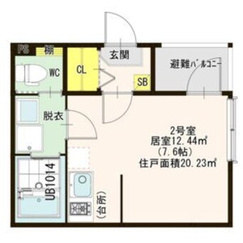 間取図 名古屋市営地下鉄桜通線/吹上駅 徒歩9分 1階 築4年
