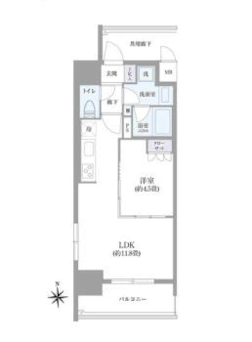 間取図 ＯＫＢアヴェニール菊井町