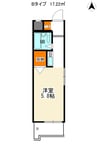 名古屋市営地下鉄鶴舞線/荒畑駅 徒歩5分 5階 築35年 1Rの間取り