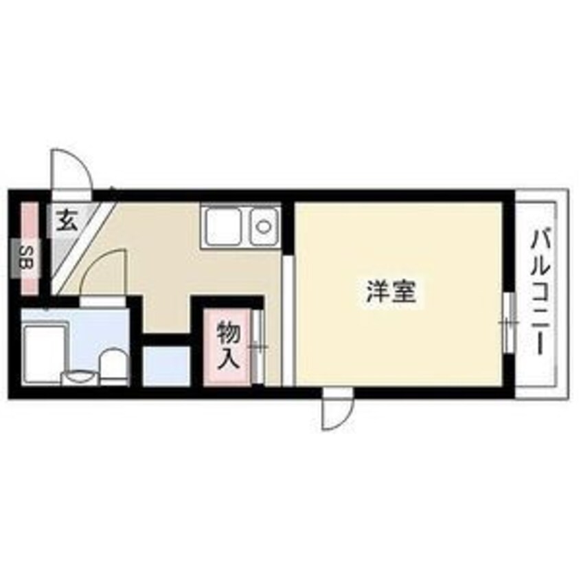 間取図 名古屋市営地下鉄桜通線/吹上駅 徒歩9分 4階 築38年