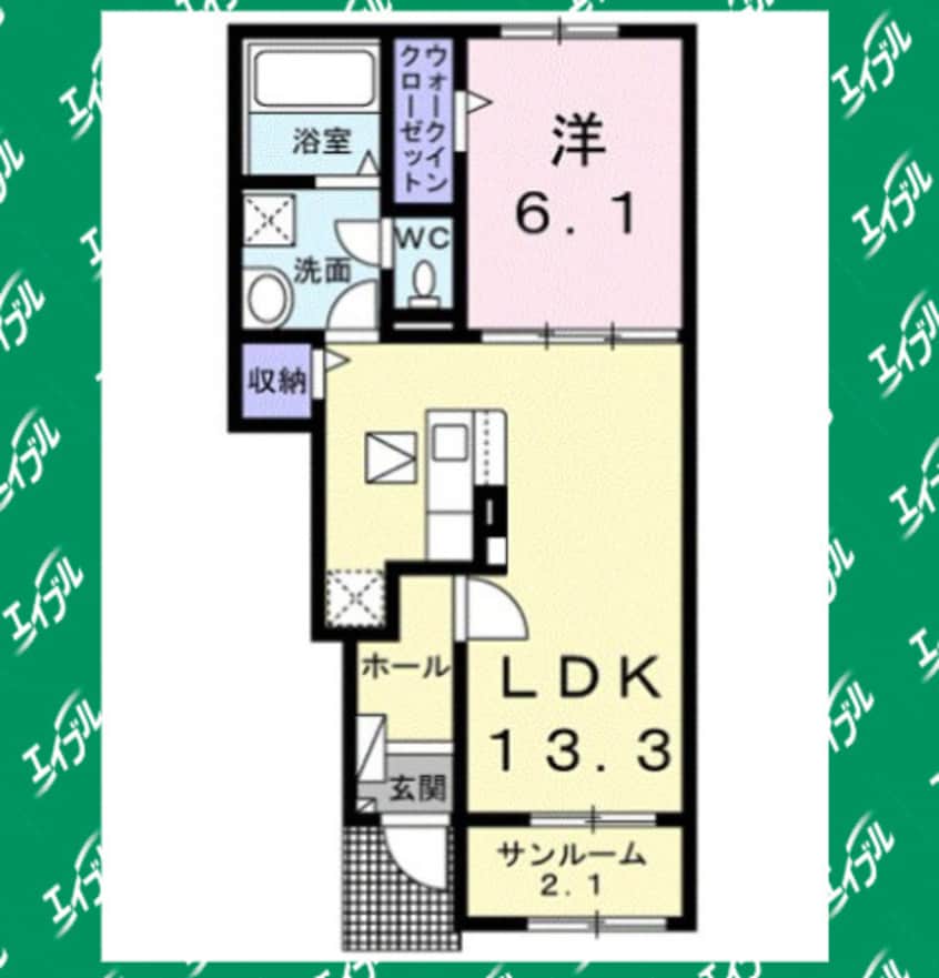 間取図 ネオ　エルブ　Ⅱ