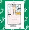 セゾンミストラル　A 1Rの間取り
