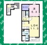 フローラ 1LDKの間取り
