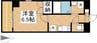 名古屋市営地下鉄鶴舞線/荒畑駅 徒歩2分 6階 築26年 1Kの間取り