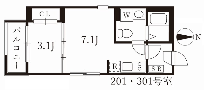 間取図 エトワール大曽根