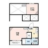 名古屋市営地下鉄東山線/中村公園駅 徒歩6分 2階 築9年 1Kの間取り