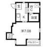 名古屋市営地下鉄東山線/中村公園駅 徒歩1分 2階 築16年 1Kの間取り