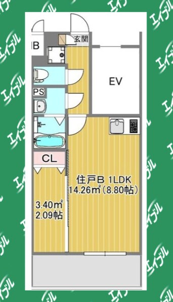 間取図 杭瀬本町1丁目PJ