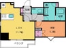 名古屋市営地下鉄東山線/伏見駅 徒歩3分 9階 1年未満 1LDKの間取り