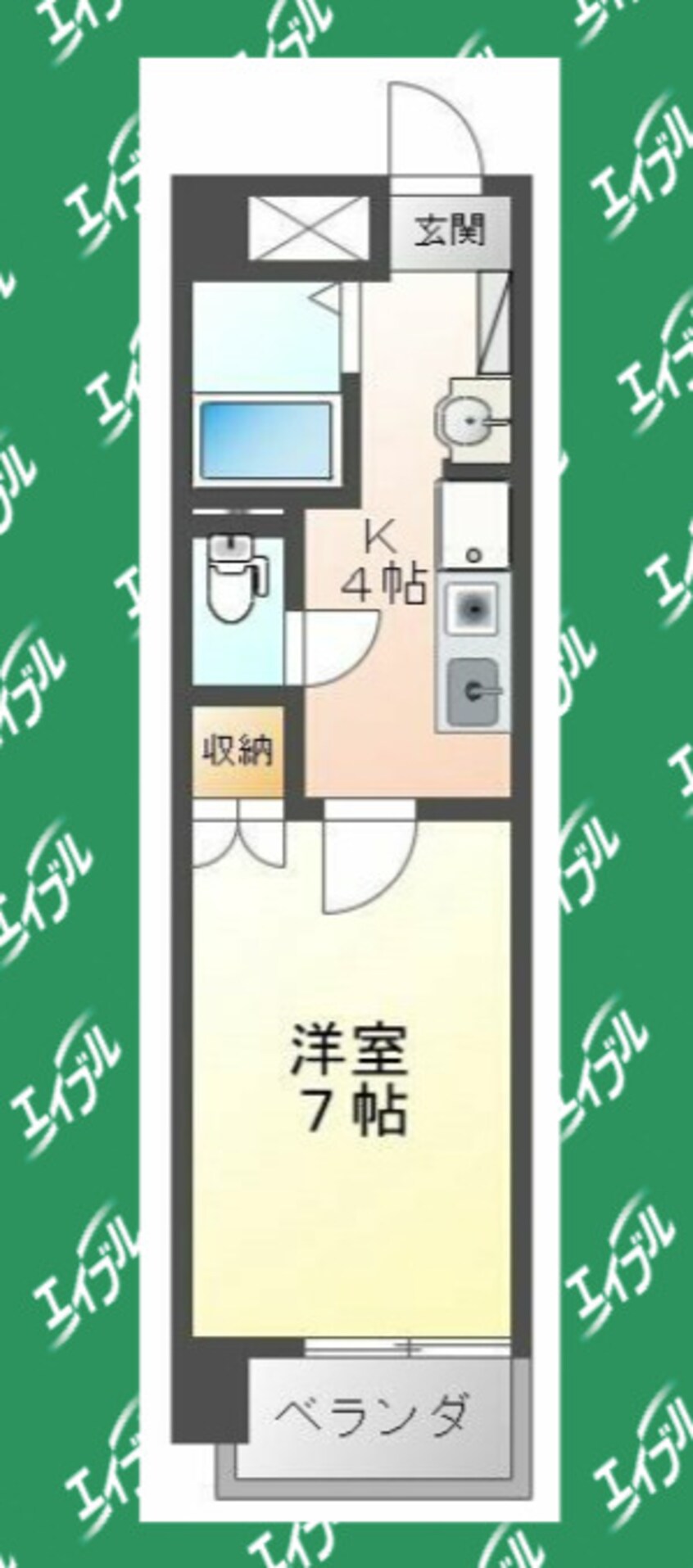 間取図 エトワール大島