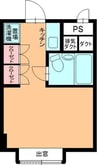 名古屋市営地下鉄東山線/栄駅 徒歩3分 7階 築51年 1Rの間取り