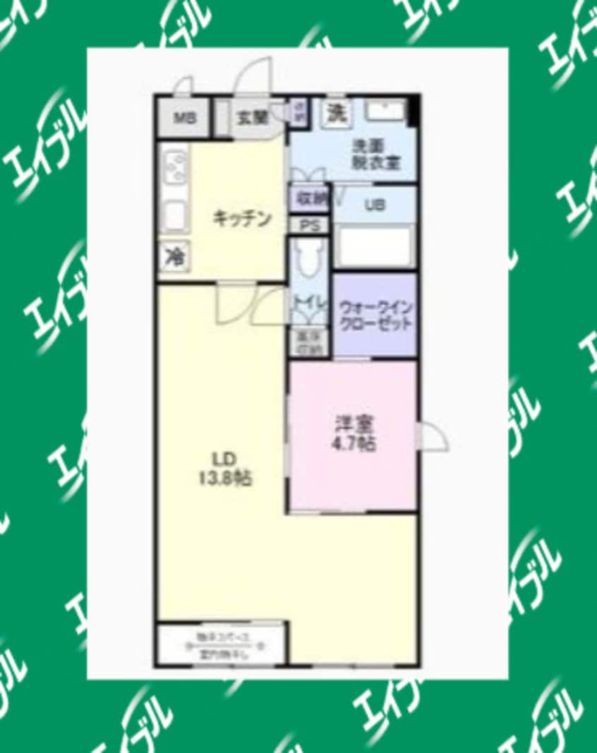 間取図 猫ん家　シャトン黄金