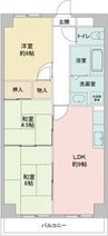 名古屋市営地下鉄名港線/日比野駅 徒歩3分 14階 築33年 3LDKの間取り