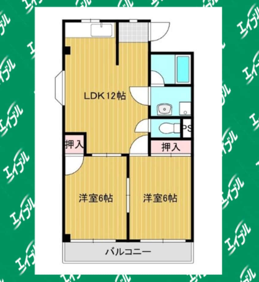 間取図 ファミールはらた