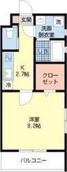 東海道本線/金山駅 徒歩15分 4階 築15年 1Kの間取り
