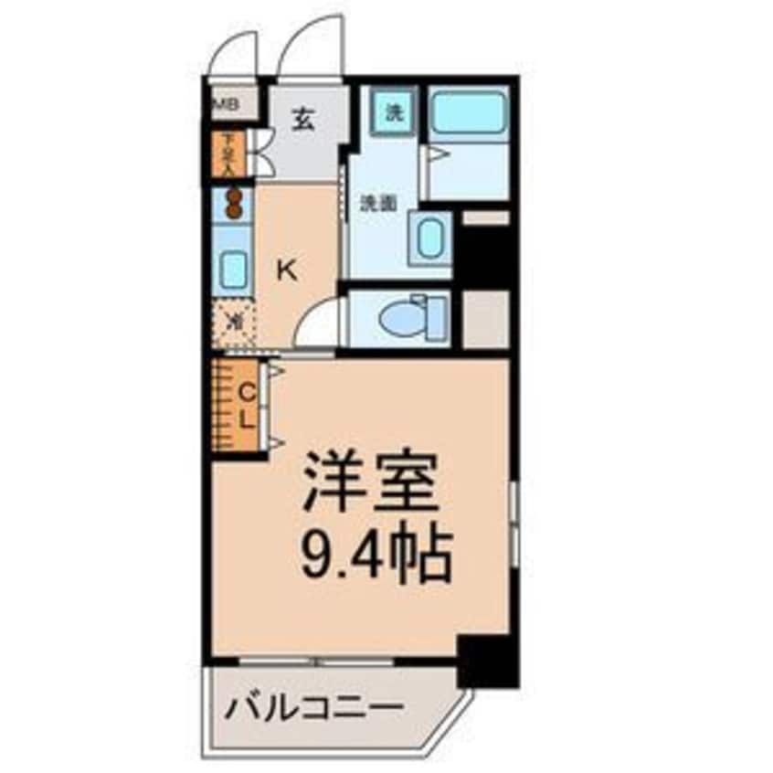 間取図 名鉄名古屋本線/神宮前駅 徒歩13分 9階 築17年
