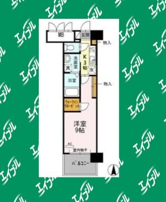 間取図 グランドソレイユ名駅