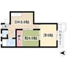 浅野ハイツ 2DKの間取り