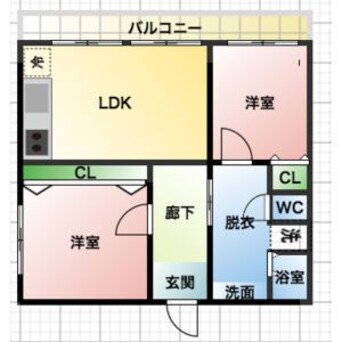 間取図 昭和市場ビル