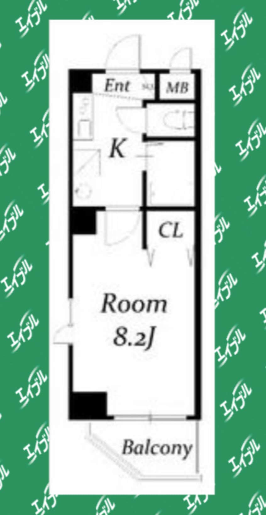 間取図 東海道本線/金山駅 徒歩6分 5階 築25年