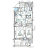 名古屋市営地下鉄名城線/西高蔵駅 徒歩6分 10階 1年未満 1LDKの間取り