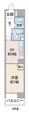 東海道本線/金山駅 徒歩8分 4階 築37年 1DKの間取り