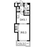 名古屋市営地下鉄名城線/黒川駅 徒歩2分 3階 築24年 1DKの間取り