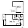 名古屋市営地下鉄名城線/平安通駅 徒歩5分 1階 築3年 1Rの間取り