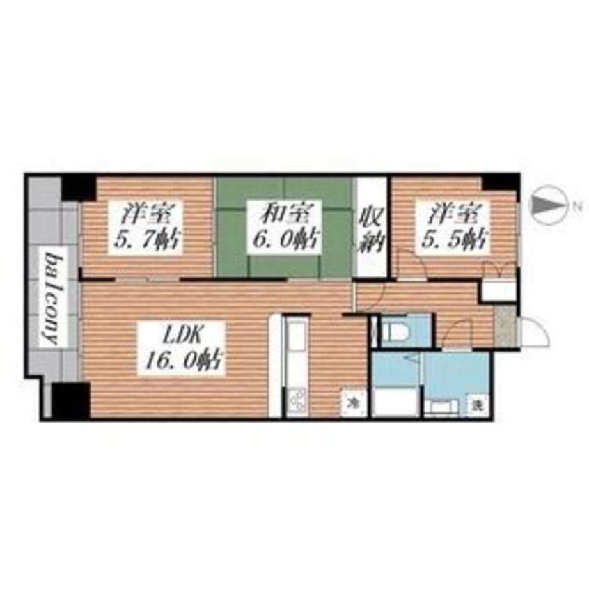 間取図 近鉄名古屋線/戸田駅 徒歩8分 10階 築30年