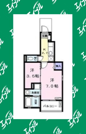 間取り図 アリーヴィオⅢノース