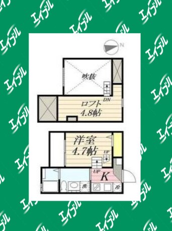 間取図 ドミトリー上高畑