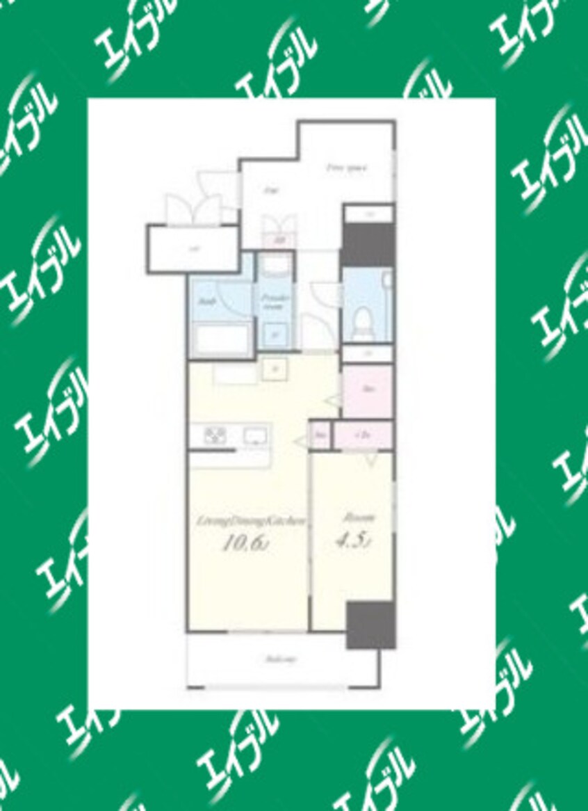 間取図 ルフレイユ 泉 久屋大通公園