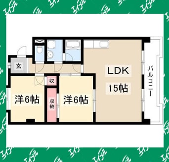 間取図 サンモール原(知多市)