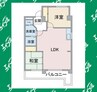 クレール延珠　南棟 2LDKの間取り