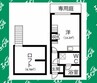 リーフ笠寺 1Kの間取り