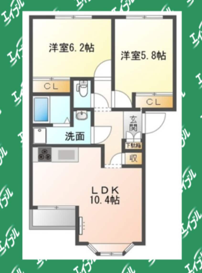 間取図 ナミアピア