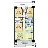 バンベール東山 3LDKの間取り