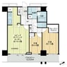 名古屋市営地下鉄名城線/東別院駅 徒歩1分 14階 築12年 2LDKの間取り