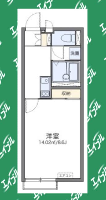 間取図 レオネクストパティオ宮前