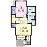 春風 1LDKの間取り